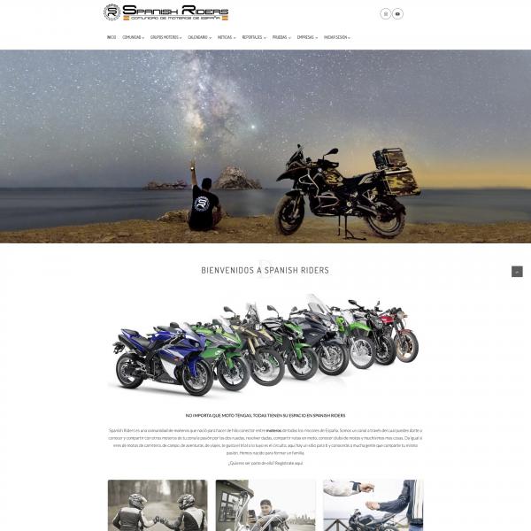 Pagina Web Motos Spanish Riders